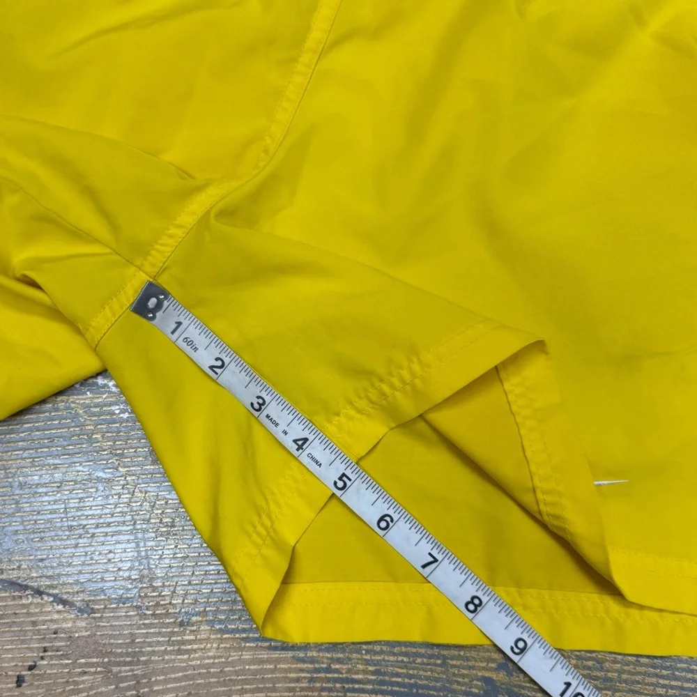 Nike 5” Running Fitness Shorts Yellow Workout S6WWW 297019 Medium Court Ace - Picture 10 of 12